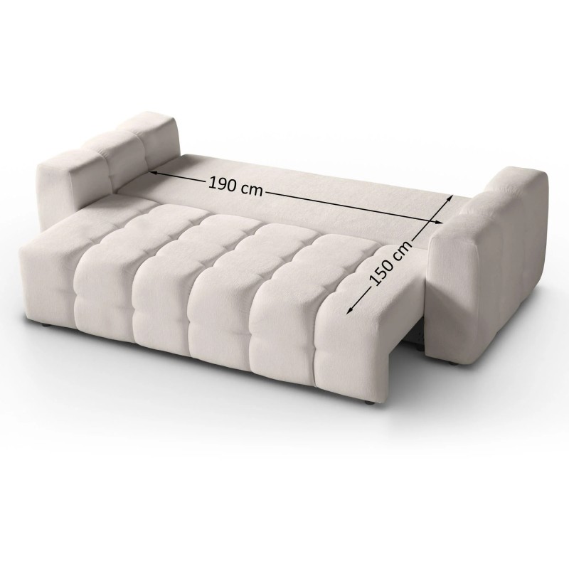 Zestaw wypoczynkowy Mini BONA Sofa Rozkładana + Pufa