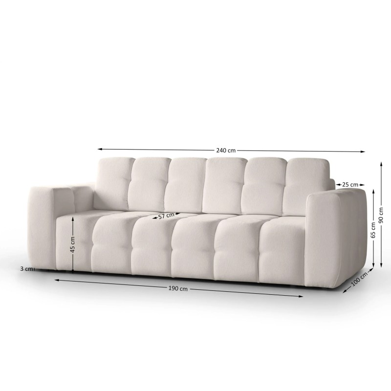 Zestaw wypoczynkowy Mini BONA Sofa Rozkładana + Pufa