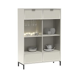 witryna z ryflowanym frontem