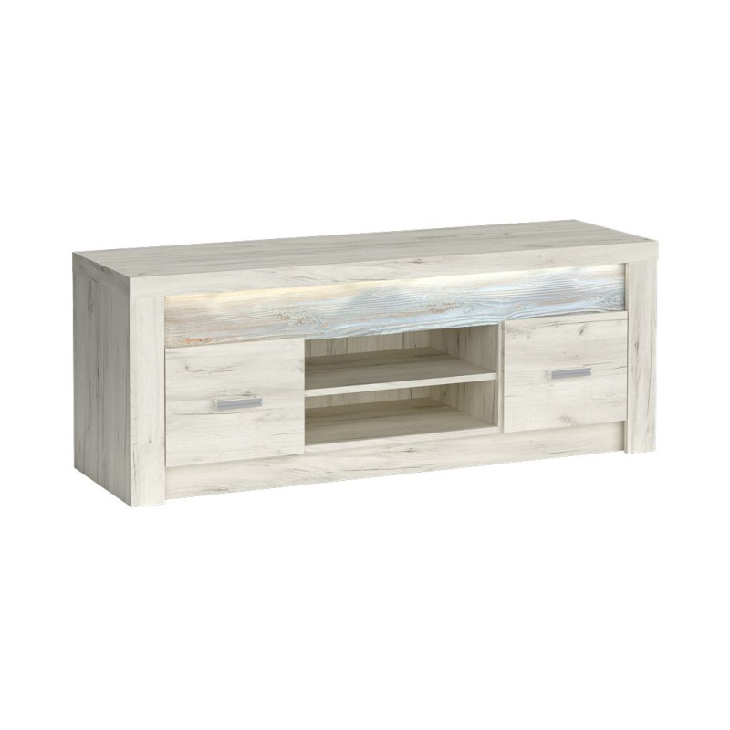 Nowoczesna Szafka RTV POLIS – szafka z oświetleniem LED