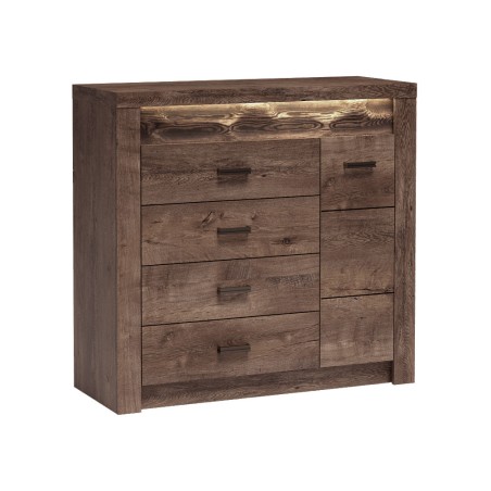 Komoda POLIS – nowoczesna komoda z szufladami i szafką