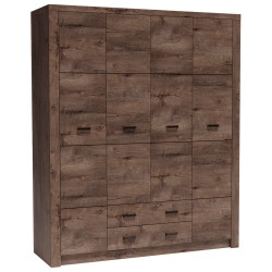 Szafa POLIS  – pojemna szafa czterodrzwiowa do sypialni lub garderoby