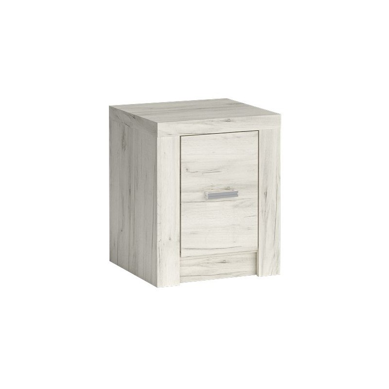 Szafka nocna POLIS – kompaktowy stolik nocny do sypialni