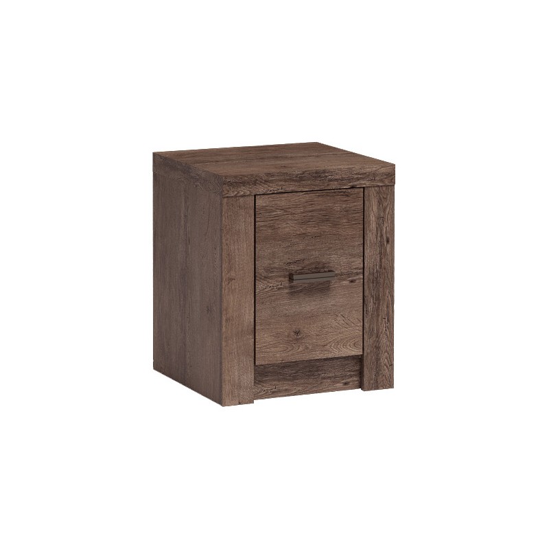 Szafka nocna POLIS – kompaktowy stolik nocny do sypialni