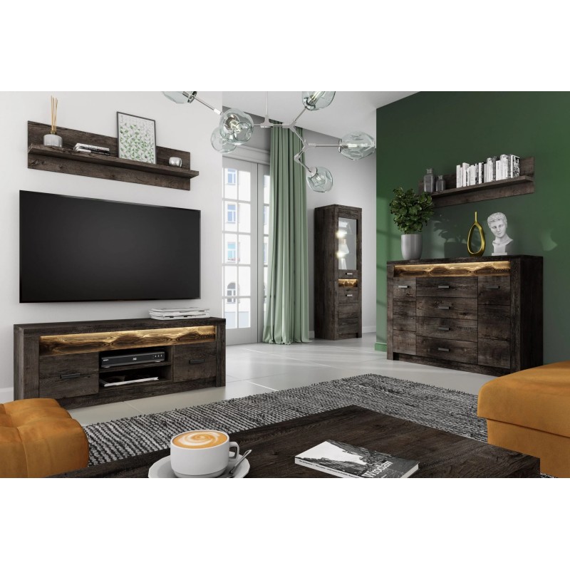 Szafka nocna POLIS – kompaktowy stolik nocny do sypialni