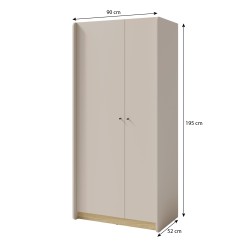 Szafa uchylna dwudrzwiowa Alex – nowoczesna i pojemna