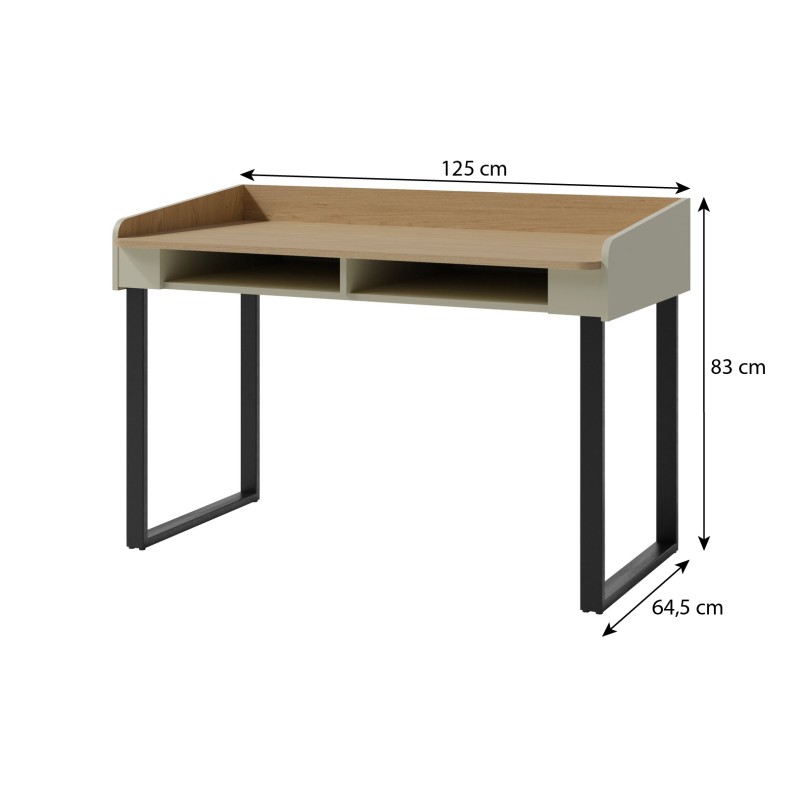 Biurko młodzieżowe Alex – nowoczesne, funkcjonalne, 2 kolory