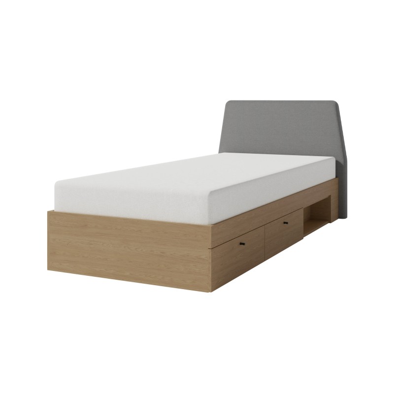 Łóżko młodzieżowe Alex – funkcjonalne i stylowe łóżko w dwóch kolorach