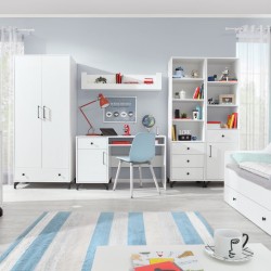 Łóżko Bergo 90x200 z szufladami | Nowoczesna sypialnia