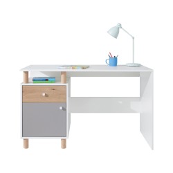 Biurko Figo 125 cm – nowoczesne i praktyczne do pokoju młodzieżowego