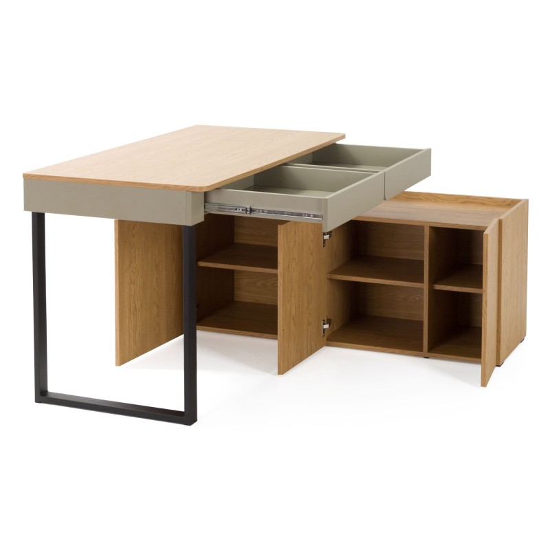 Biurko z komodą LICO – nowoczesne i funkcjonalne