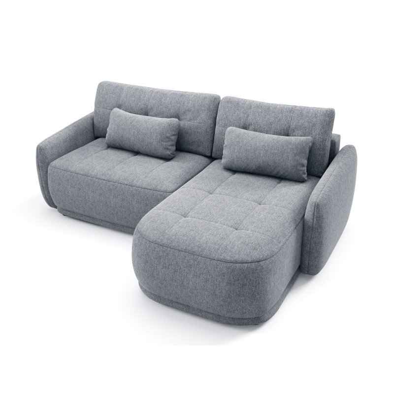 Narożnik KAVI – sofa z funkcją spania i uniwersalną otomaną