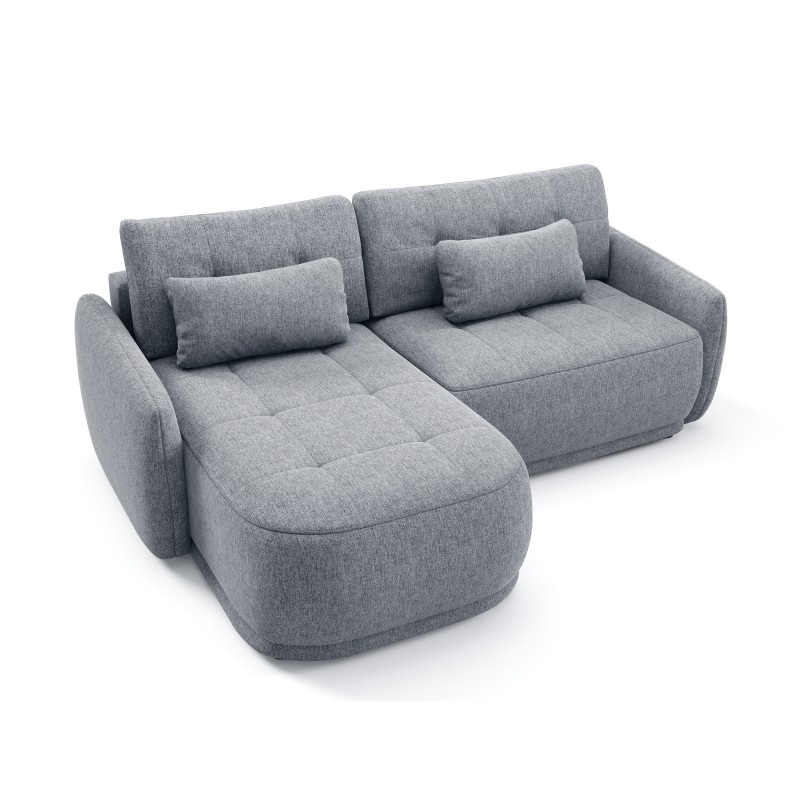 Narożnik KAVI – sofa z funkcją spania i uniwersalną otomaną