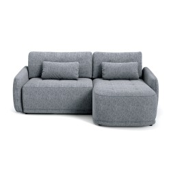 Narożnik KAVI – sofa z funkcją spania i uniwersalną otomaną