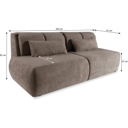 Sofa z funkcją spania TREVI – elegancja i komfort w Twoim salonie