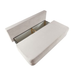 Sofa ORIN 3-osobowa z funkcją spania – nowoczesny plusz