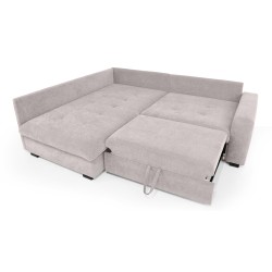 Narożnik RAMO z funkcją spania i topperem gratis – duża powierzchnia 160×200 cm