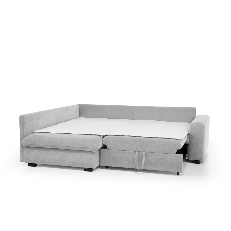 Narożnik RAMO z funkcją spania i topperem gratis – duża powierzchnia 160×200 cm