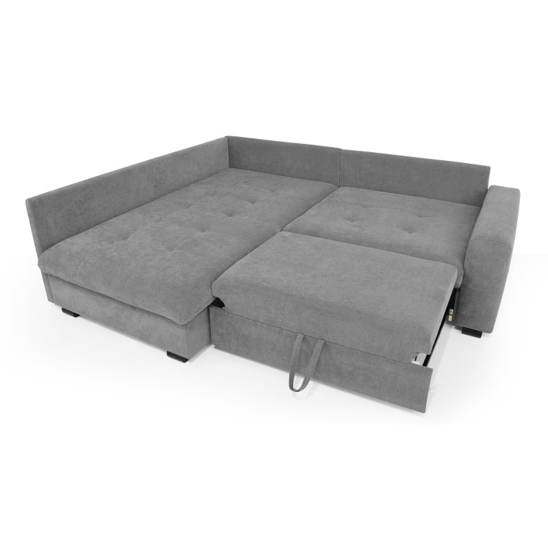 Narożnik RAMO z funkcją spania i topperem gratis – duża powierzchnia 160×200 cm