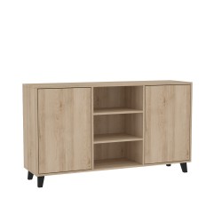 Komoda dwudrzwiowa HOME z półkami  – nowoczesna i funkcjonalna