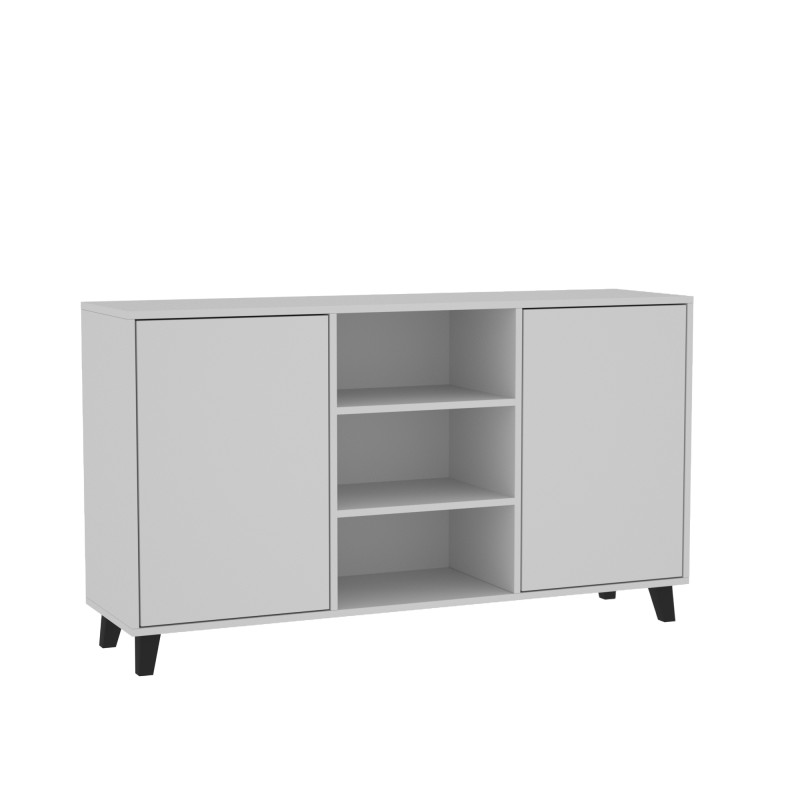 Komoda dwudrzwiowa HOME z półkami  – nowoczesna i funkcjonalna