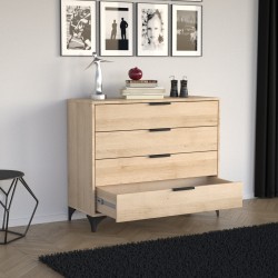 Komoda HOME 4 szuflady – nowoczesna komoda do salonu i sypialni