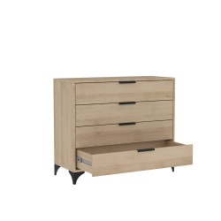 Komoda HOME 4 szuflady – nowoczesna komoda do salonu i sypialni