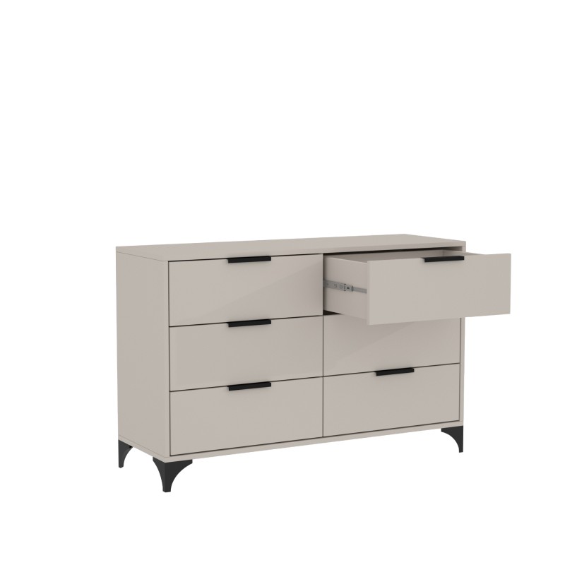 Komoda z 6 szufladami HOME  – nowoczesna, pojemna, praktyczna