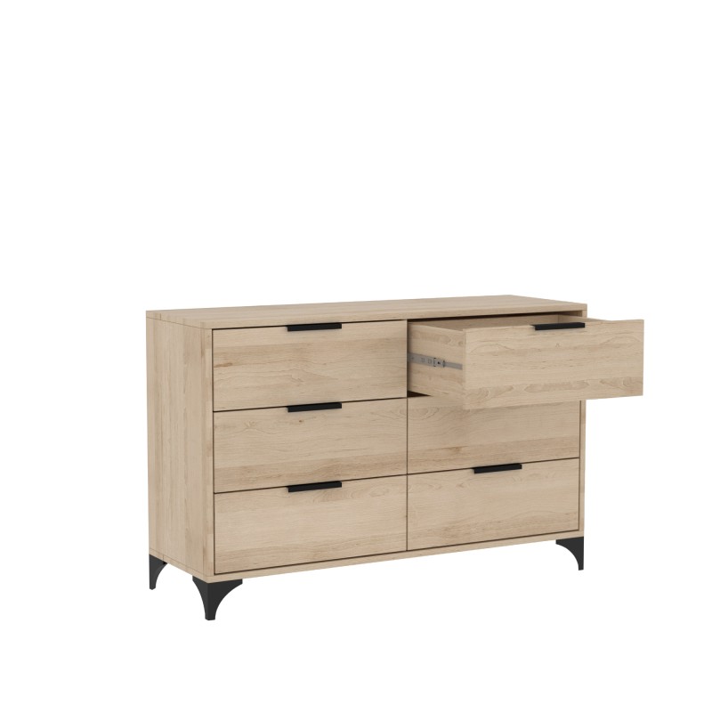 Komoda z 6 szufladami HOME  – nowoczesna, pojemna, praktyczna