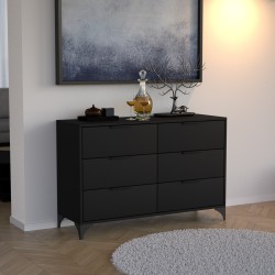 Komoda z 6 szufladami HOME  – nowoczesna, pojemna, praktyczna