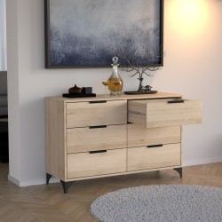 Komoda z 6 szufladami HOME  – nowoczesna, pojemna, praktyczna