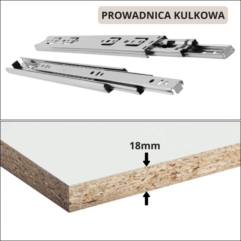 Komoda z 6 szufladami HOME  – nowoczesna, pojemna, praktyczna