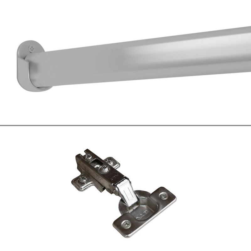 Szafa uchylna TREND 90 cm – nowoczesna, pojemna, z drążkiem i półkami