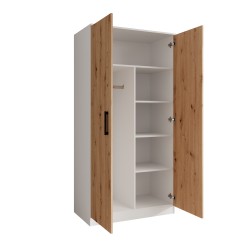 Szafa uchylna TREND 90 cm – nowoczesna, pojemna, z drążkiem i półkami