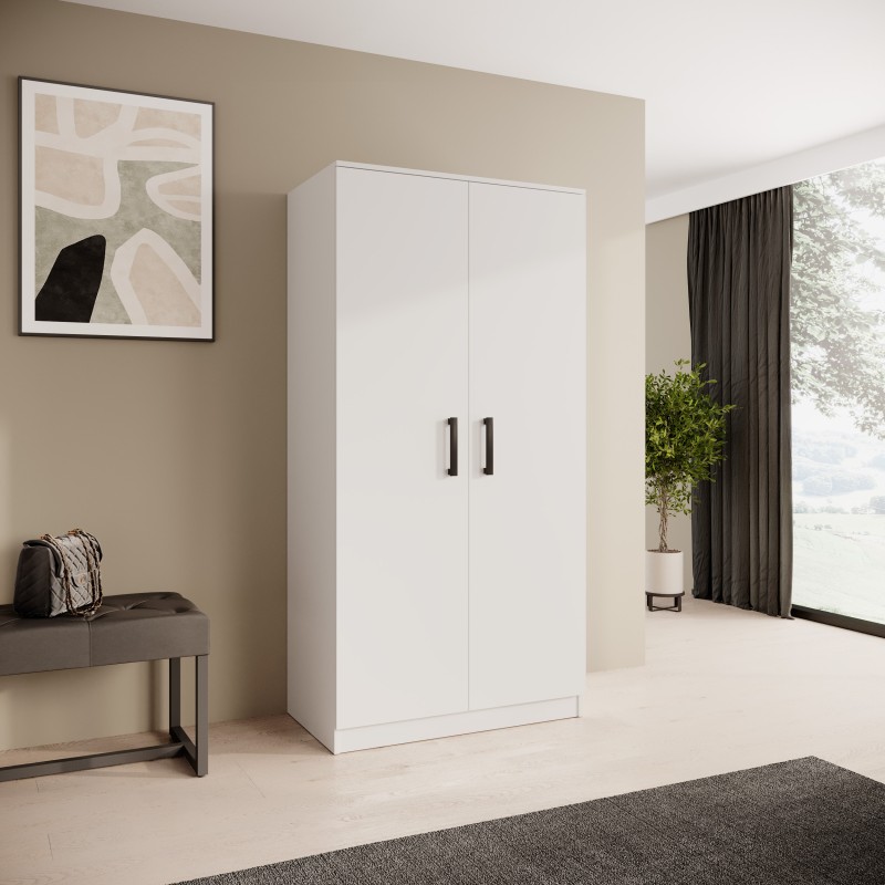 Szafa uchylna TREND 90 cm – nowoczesna, pojemna, z drążkiem i półkami