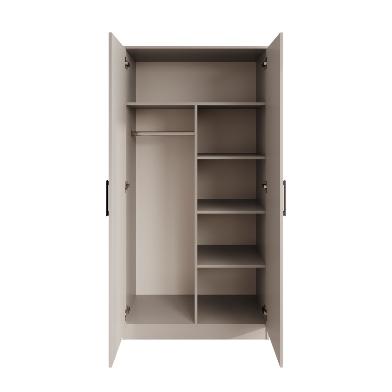 Szafa uchylna TREND 90 cm – nowoczesna, pojemna, z drążkiem i półkami