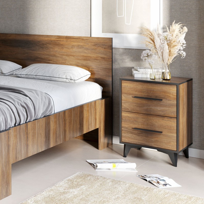 Łóżko podwójne FELIA bez materaca – eleganckie i trwałe