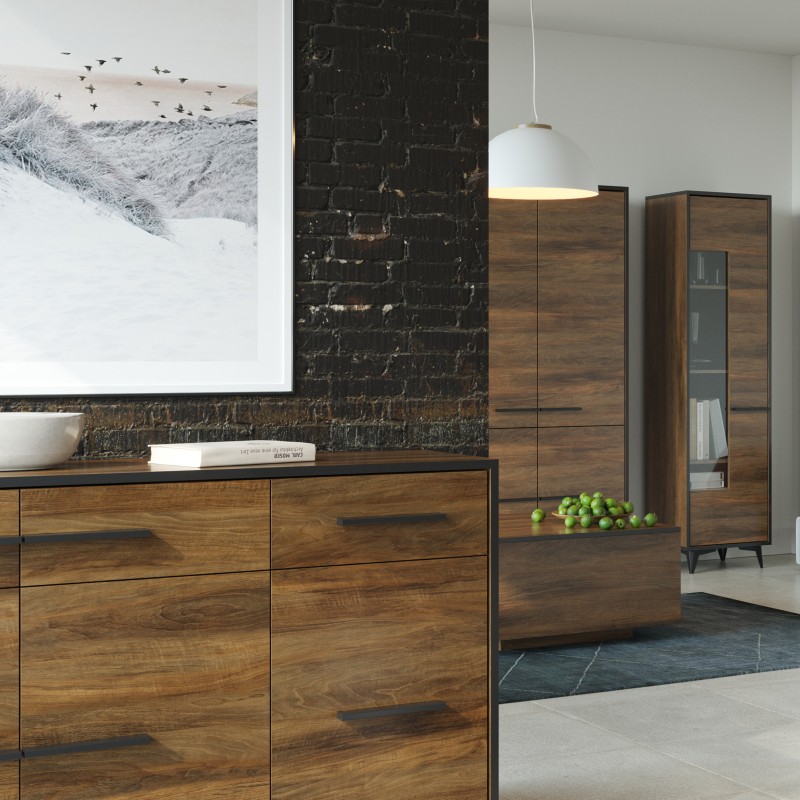 Komoda FELIA 3 drzwi + 3 szuflady – nowoczesna, elegancka i praktyczna