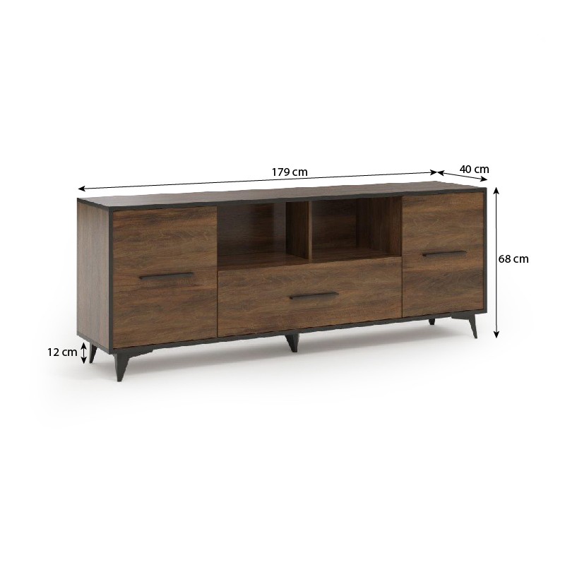 Szafka RTV FELIA 2 drzwi + 1 szuflada – nowoczesna, elegancka i funkcjonalna