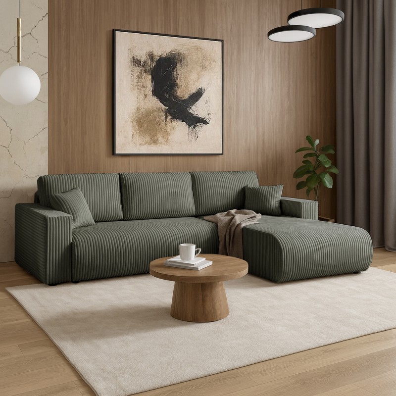 Narożnik PORTO L z funkcją spania i pojemnikiem