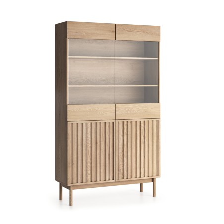 Witryna SAPPORO 2 szklane drzwi – elegancka i funkcjonalna