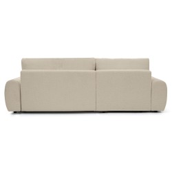 Narożnik OLIVER z funkcją spania i pojemnikiem – Bouclé