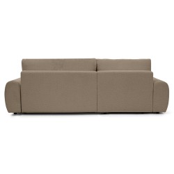 Narożnik OLIVER z funkcją spania i pojemnikiem – Bouclé