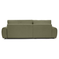 Narożnik OLIVER z funkcją spania i pojemnikiem – Bouclé