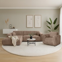 Narożnik PUERTO L bez funkcji spania – nowoczesny i wygodny