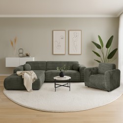 Fotel PUERTO w tkaninie Tilia – styl i komfort do salonu