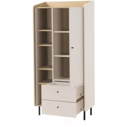 Regał ALEX 1 drzwi 2 szuflady – nowoczesny design