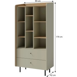 Regał ALEX 2 szuflady – nowoczesny i funkcjonalny