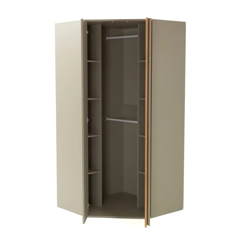 Narożna szafa LICO – nowoczesna szafa