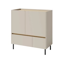 Komoda LICO 2 szuflady 2 drzwi – nowoczesna i funkcjonalna